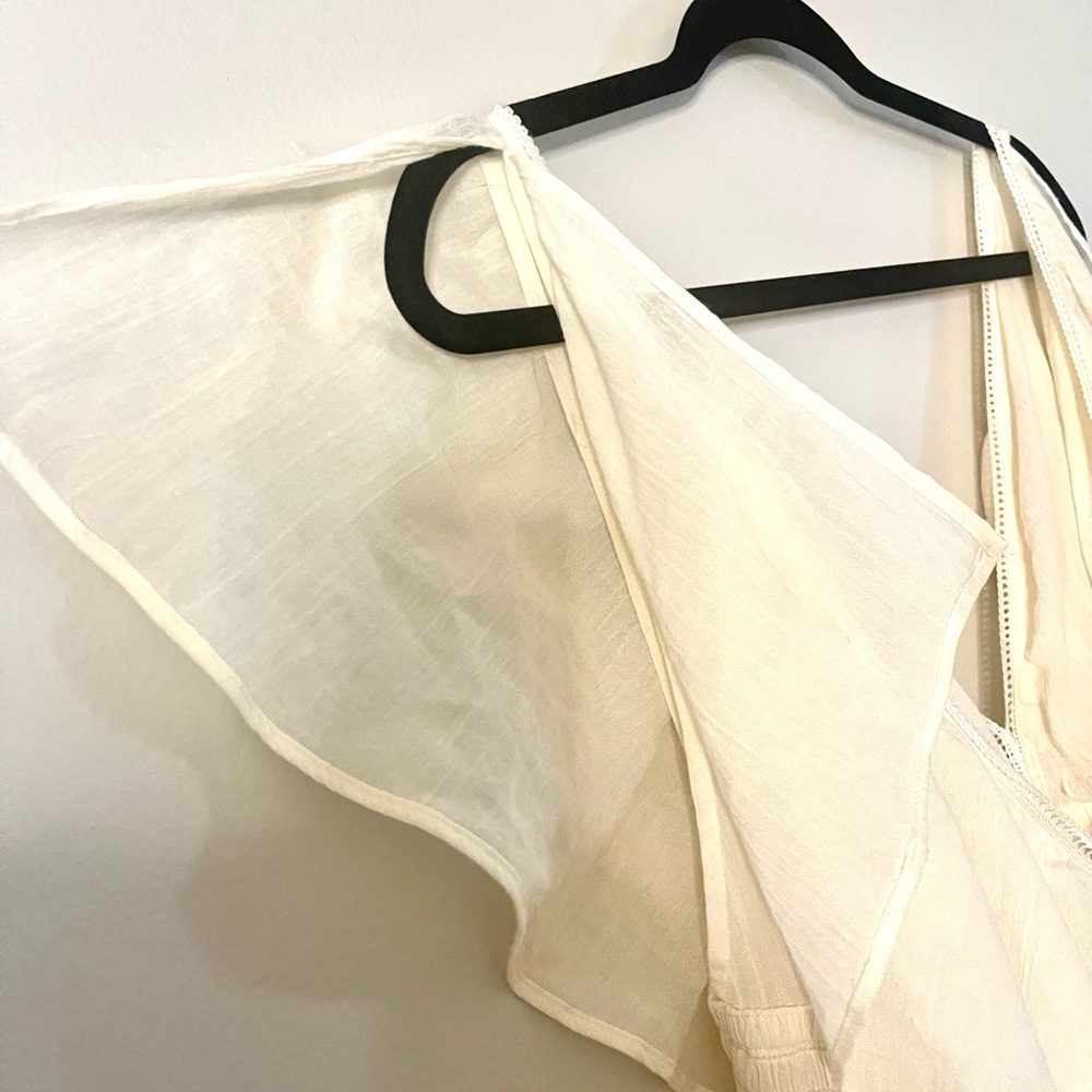 EXPRESS LINEN HIGH LOW SUMMER DRESS